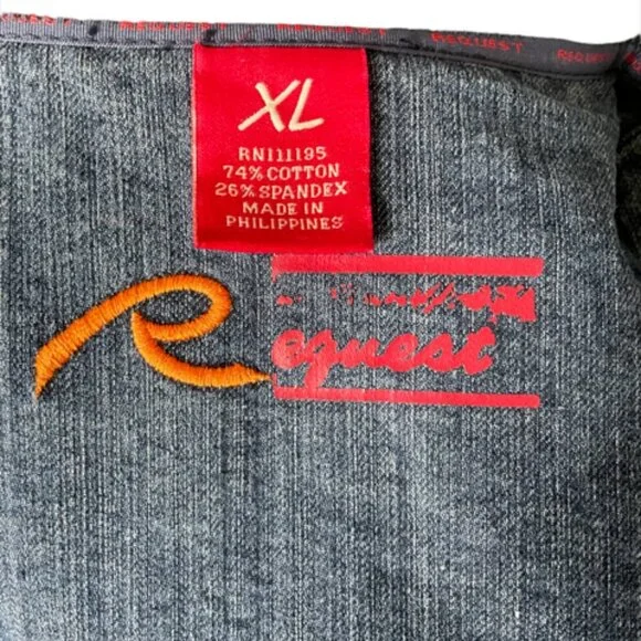 ☆ OOAK Refashioned Reworked Black Denim Steampunk Renaissance Jean Jacket Coat - Picture 11 of 11